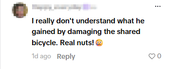 netizen does not understand youth's actions comment