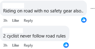 netizens criticise cyclists