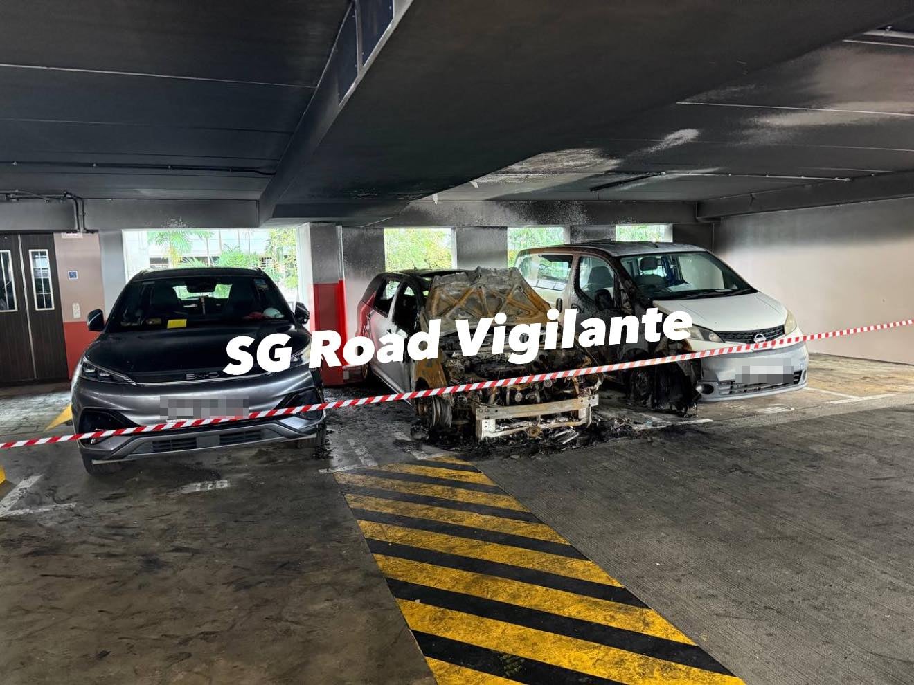 bukit panjang carpark fire