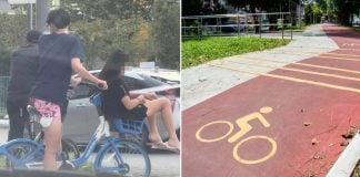 girl sitting bicycle basket