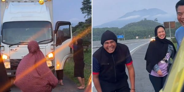 helper left behind rest stop