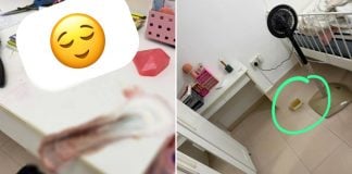 housemate used sanitary pad