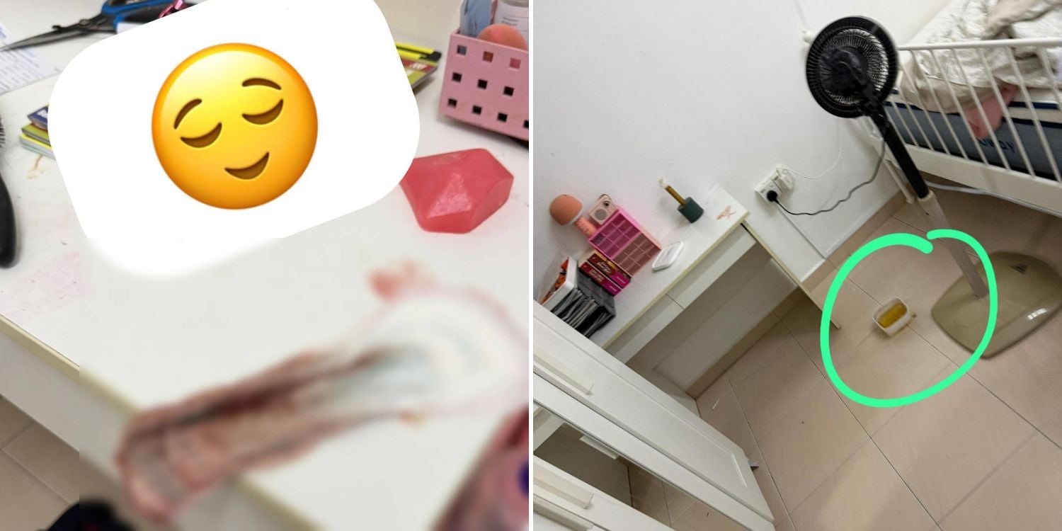 housemate used sanitary pad