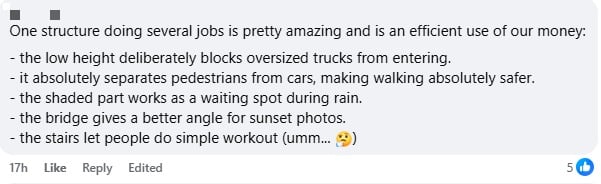 pros of having bridge facebook comment