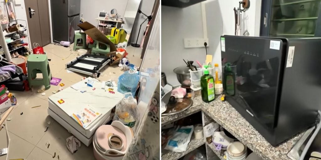 man wrecks house dishwasher