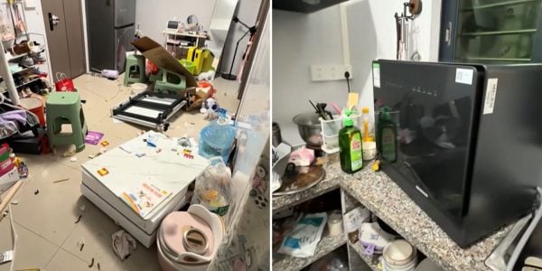 man wrecks house dishwasher