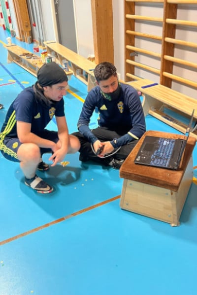 swedish football player juggling