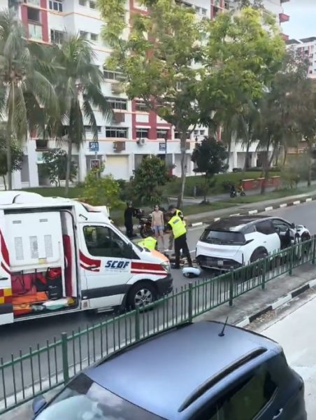PAB rider sent to hospital after accident with car in Pasir Ris, also ...
