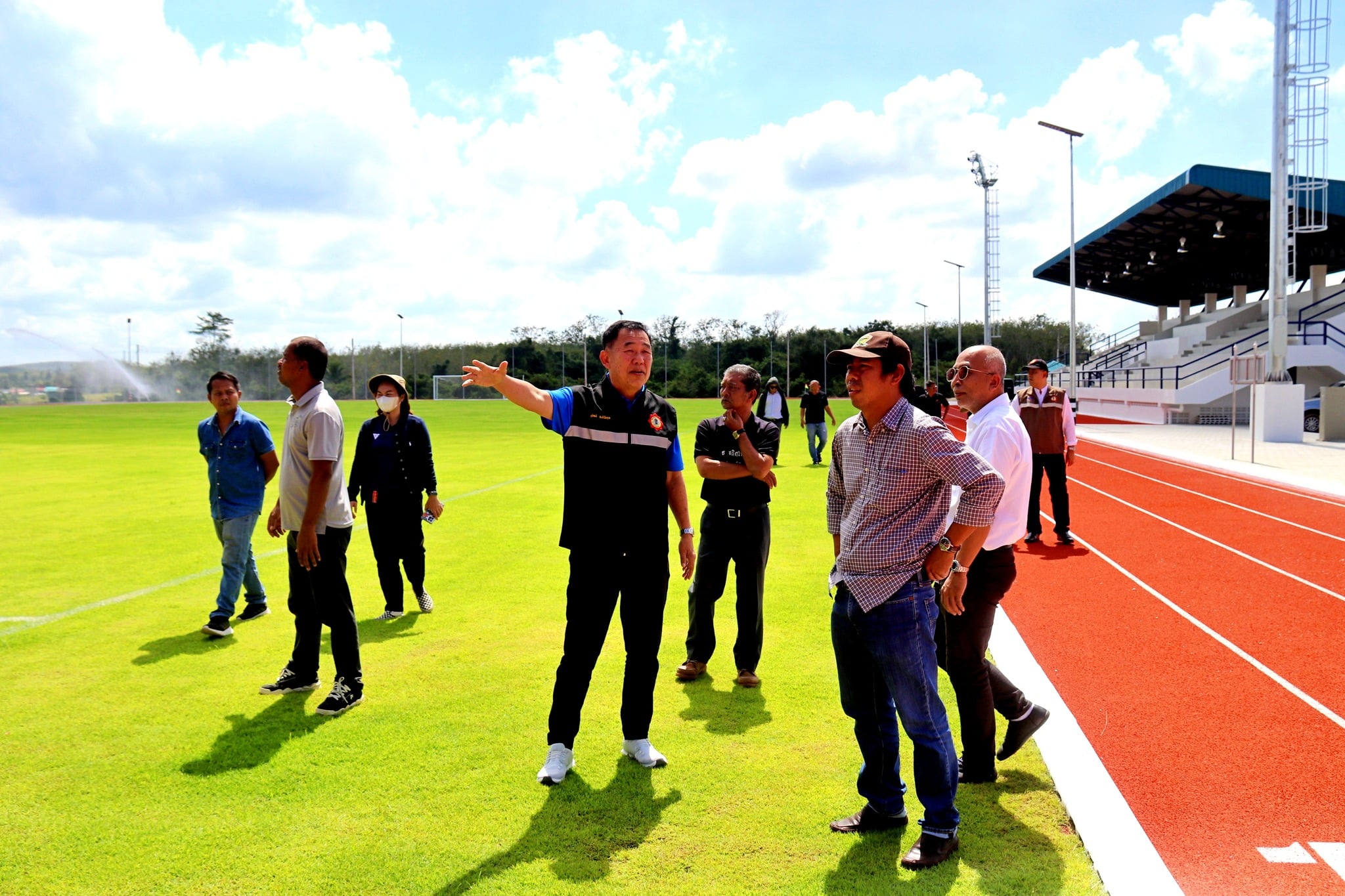 right-angle running track inspection