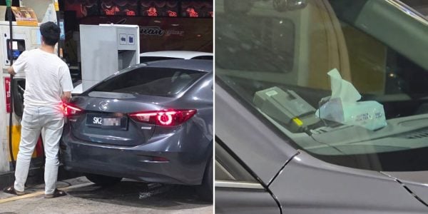 Driver of S'pore-registered car pumps RON95 in M'sia, claims car was registered in Sabah