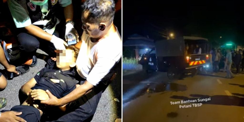 teen dies father's arms