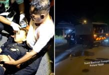 teen dies father's arms