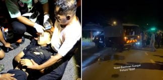 teen dies father's arms