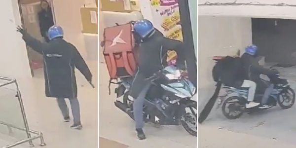 two armed men robbery