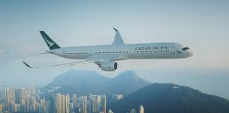 upskirt photo Cathay flight