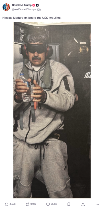 venezuela president maduro captured