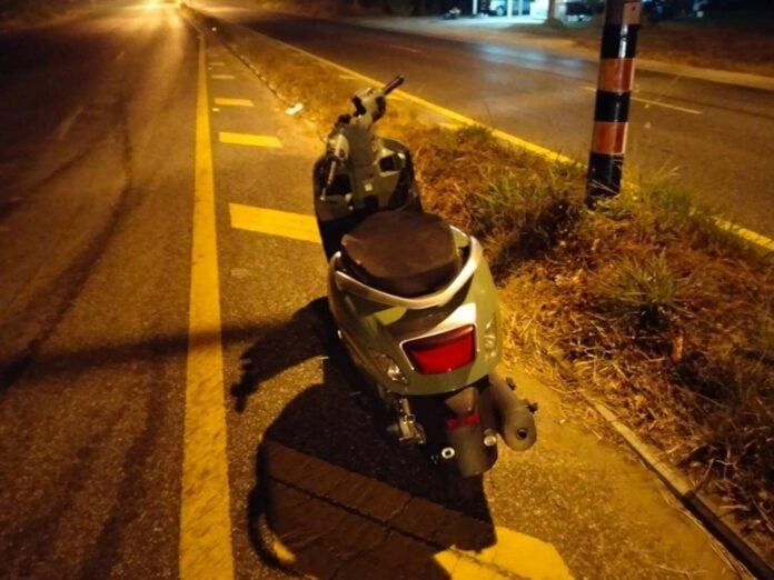 women crash blanket motorcycle damage