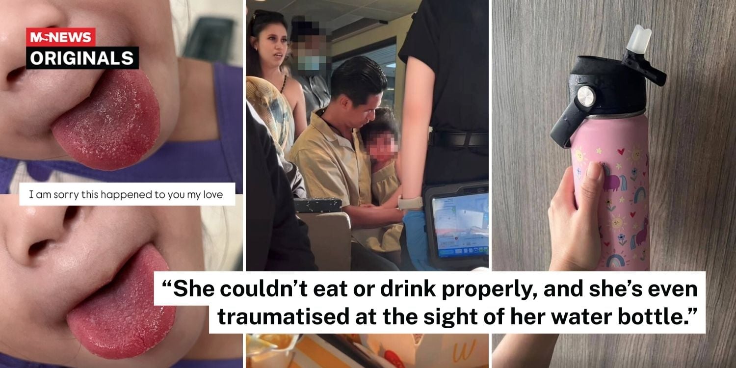 McDonald’s Queensway outlet apologised over a child scalding her tongue after staff filled her water bottle with hot water instead of cold.