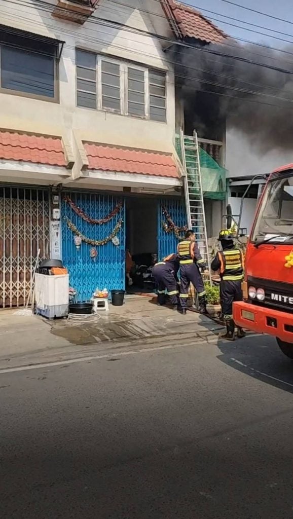 candles townhouse fire thailand