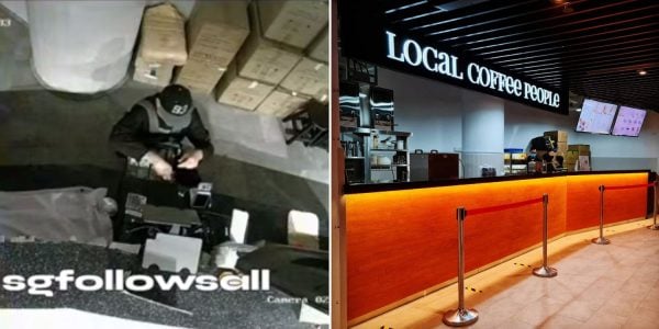 Man enters closed café at CIMB Plaza on weekend, steals S$368 from cash register