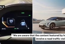 content creator speeding in Kia