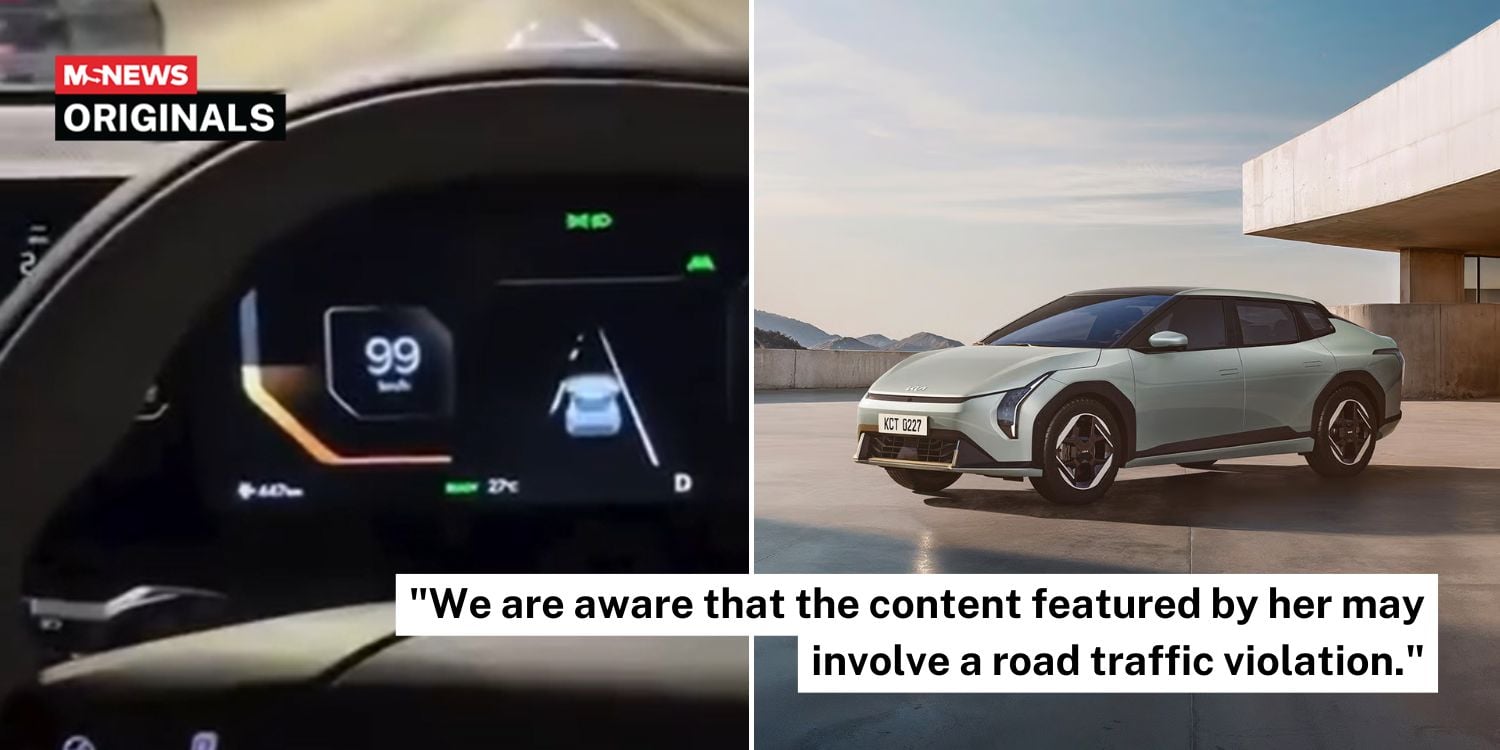 content creator speeding in Kia