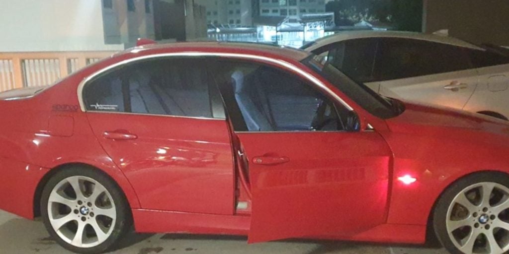 car abandoned in Punggol after evading roadblock