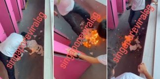 students from ite east set toilet paper on fire in school toilet