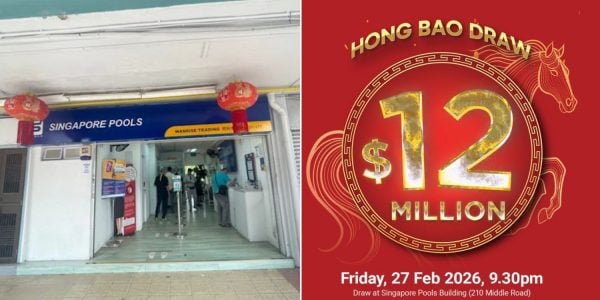 S$12M TOTO Hong Bao Draw jackpot split among 3 winning tickets, each will get S$4M