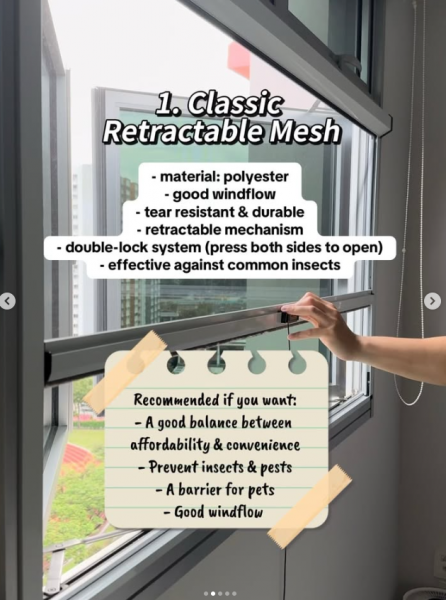 recommendations for classic retractable mesh