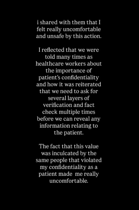 lack of transparency