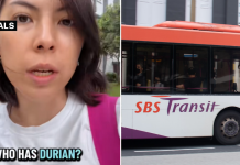 tiktok post (left), sbs bus (right)