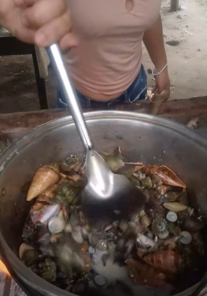 food vlogger devil crab