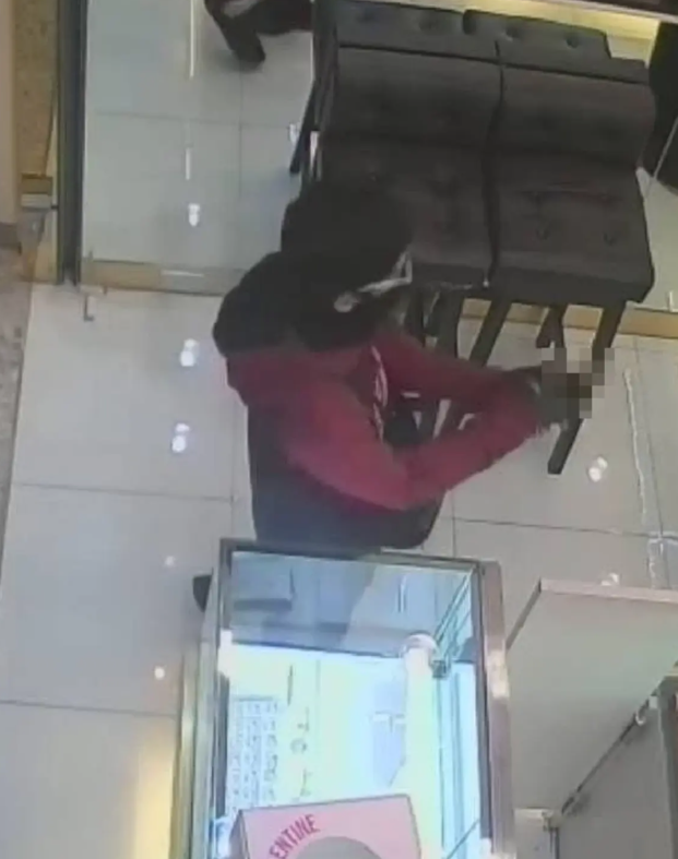 robbery finger gun joke