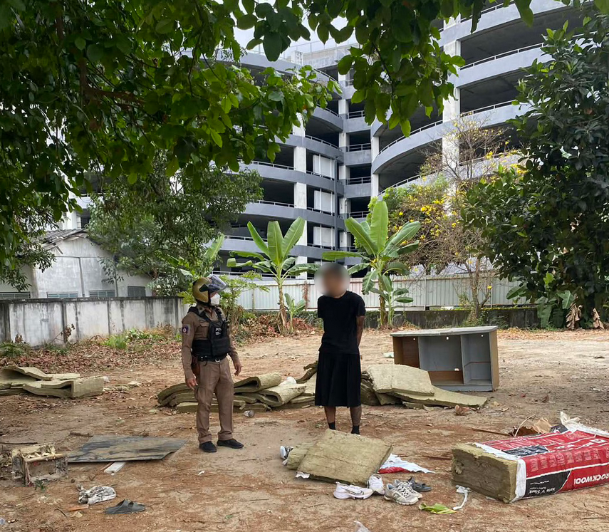 korean man stealing truck