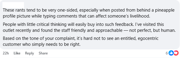 entitled and egocentric