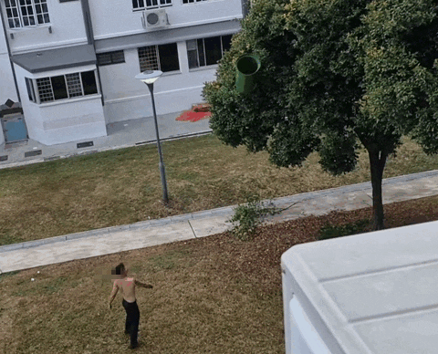 garbage bin tree simei