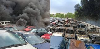 bushfire parking lot