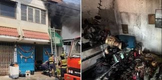 candles house fire thailand