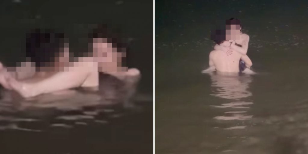 chinese couple intimate acts