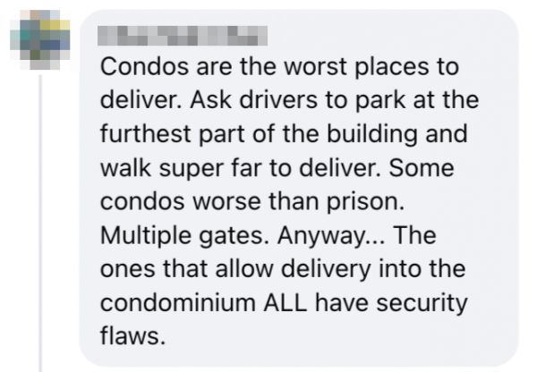 condo GrabFood