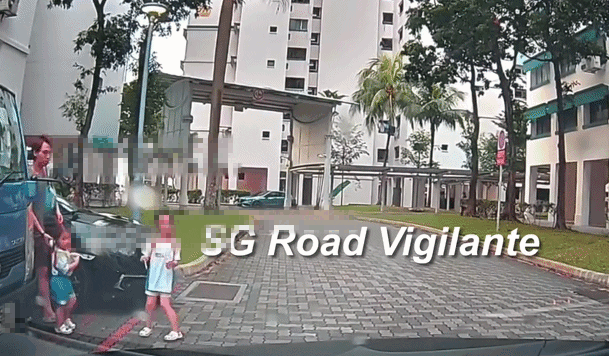 girl car carpark road