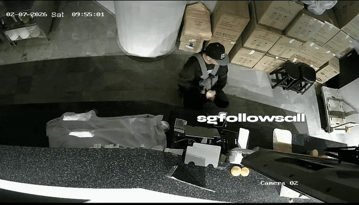 putting money in the bag