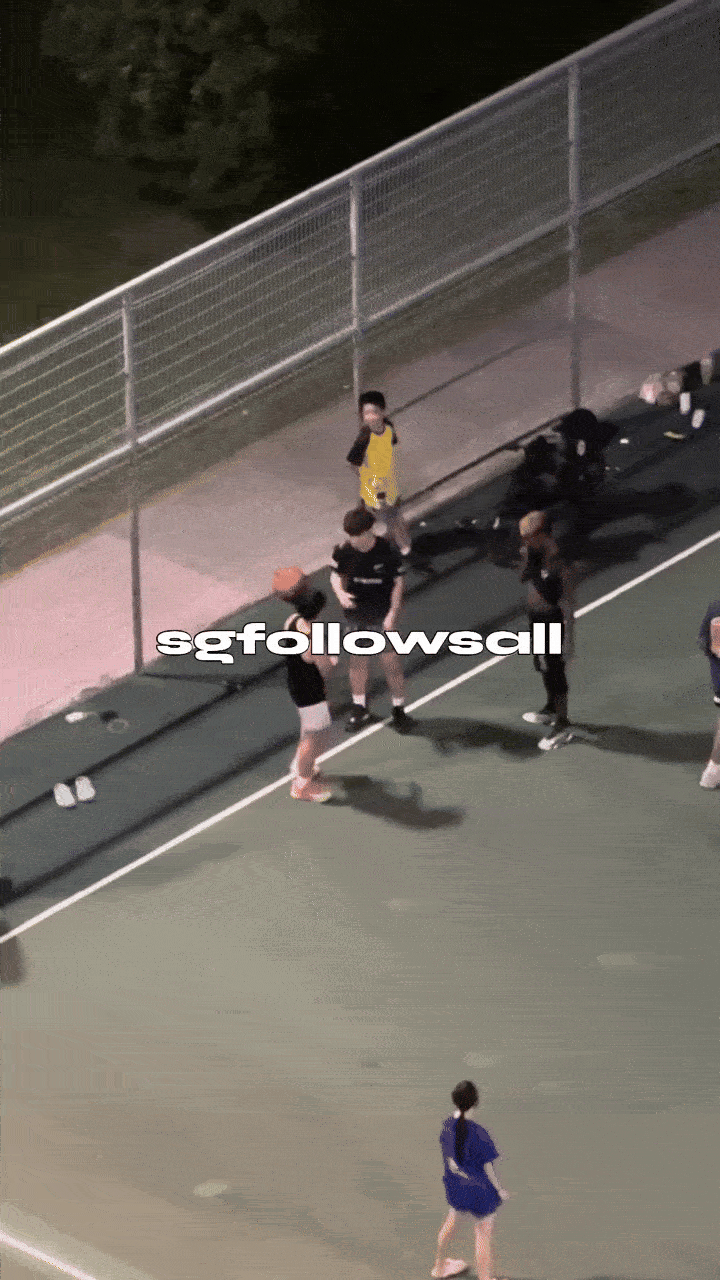 teen throws left hook