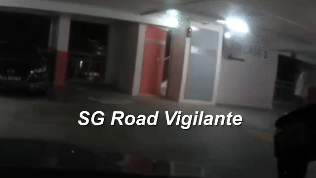 driver walks away nonchalantly