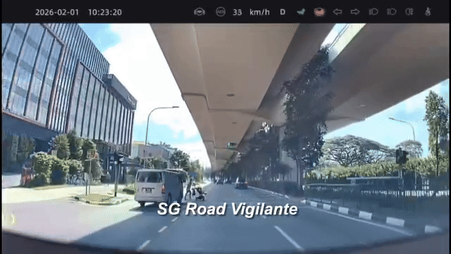 woman crosses road and jaywalks