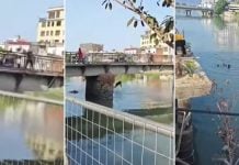 father threw toddler river