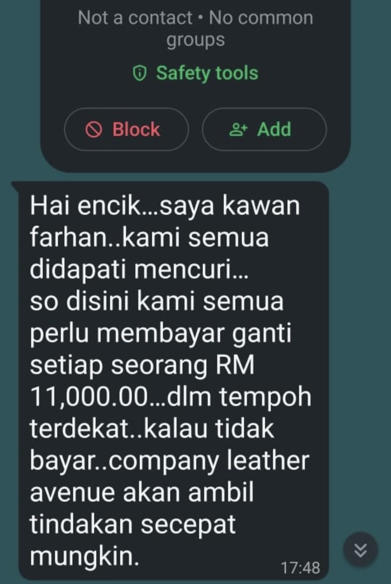 leather avenue staff stealing (2)