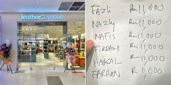 leather avenue staff stealing