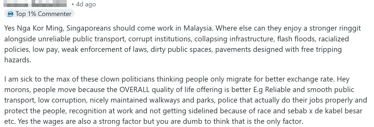 malaysian minister work